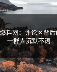 揭秘51爆料网：评论区背后的真相，一群人沉默不语