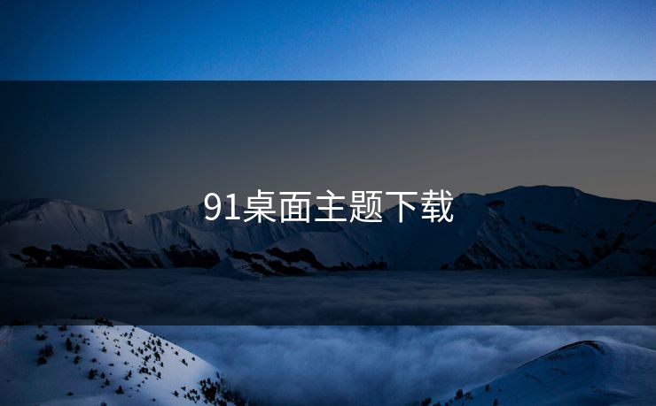 91桌面主题下载
